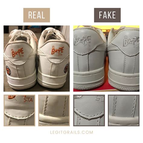 adidas bap e fake vs real|are Bape sta shoes legit.